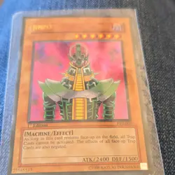 Yu-Gi-Oh! Jinzo PSV-000 1st Edition Pharaoh's Servant TCG Effect Card - Image 3