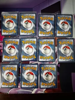 Lot of 11 Gold Pokemon Cards Trainers + Stadiums - Image 5