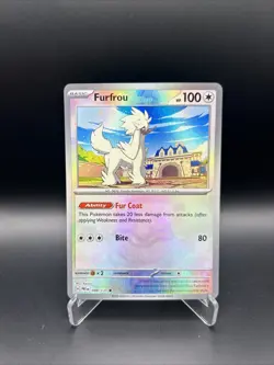 Furfrou Masterball Prismatic Evolutions 088/131 Pokemon Card TCG NM/MINT - Image 1