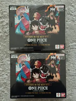 2 x One Piece Card Game OP-09 Emperors in the New World Booster Box | ENGLISH - Image 1