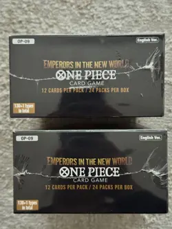 2 x One Piece Card Game OP-09 Emperors in the New World Booster Box | ENGLISH - Image 4