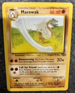 Marowak 39/64 Pokemon Card Jungle Set 1999 WOTC - Image 1