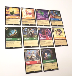 Disney Lorcana Theme Lot - Tangled Theme Lot of 10 Cards - Image 1