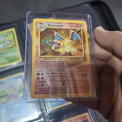 Pokemon Card Charizard Base Set 2 Holo - MP CGC 8 Mew promo - Image 2