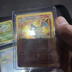 Pokemon Card Charizard Base Set 2 Holo - MP CGC 8 Mew promo - Image 3