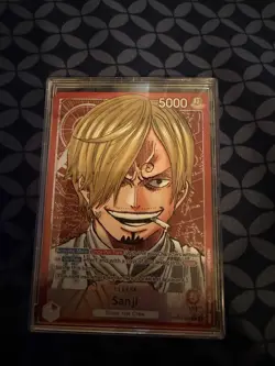 Sanji PRB01-001 Leader Alt Art PRB-01 One Piece Card English Free Box Ship - Image 1