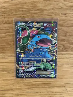 Venusaur EX XY123 Pokemon XY Promo Ultra Rare Card XY TCG Black Star Promo - Image 1