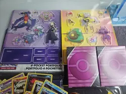 Pokemon TCG Lot - Cards Stickers Sleeves Binder Displays Notebooks Tin... - Image 2