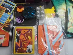 Pokemon TCG Lot - Cards Stickers Sleeves Binder Displays Notebooks Tin... - Image 4