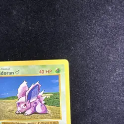 Nidoran Male 1st Edition Shadowless Pokemon Card Base Set 55/102 - MP - Image 4