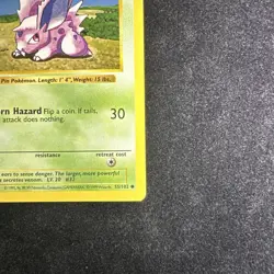 Nidoran Male 1st Edition Shadowless Pokemon Card Base Set 55/102 - MP - Image 5