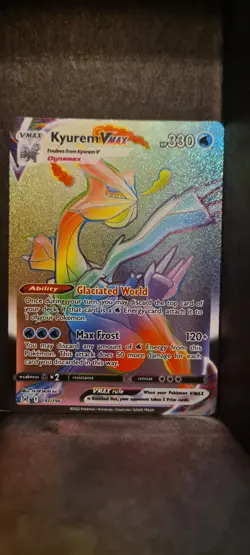Pokemon TCG Kyurem VMAX Lost Origin Secret Rare Card 197/196 Mint Condition - Image 1