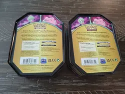 2 - Pokemon TCG 2019 Blissey Pokemon promotional tins OPENED - Still With Cards - Image 2