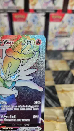 Cinderace VMAX Holo Pokemon Card 194/192 Rebel Clash - Image 3