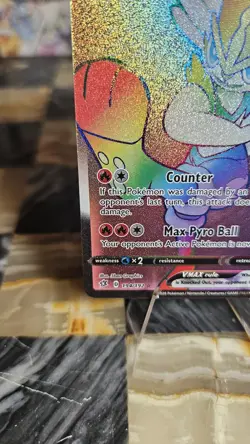 Cinderace VMAX Holo Pokemon Card 194/192 Rebel Clash - Image 4