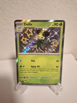 Pokemon TCG Dolliv Scarlet & Violet Paldean Fates Holo Shiny Rare Card 103/091 - Image 1
