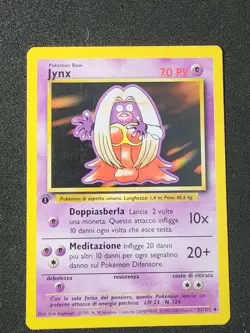 1st Edition Jynx 31/102 - NM Near Mint - Italian Base Set Pokemon Card - Image 1