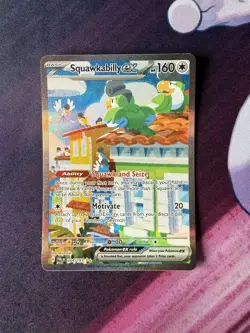 Squawkabilly EX 264/193 Sv02: Paldea Evolved Holo Card Near Mint Condition - Image 1