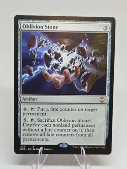 Oblivion Stone X1 NCC MTG Commander New Capenna B1 - Image 1