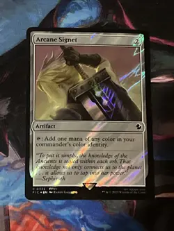 Arcane Signet (0333) (Surge Foil) Commander: Final Fantasy Foil - Image 1