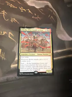 x1 Alesha, Who Laughs at Fate FDN Foundations MTG 115 RARE M/NM 1x - Image 1