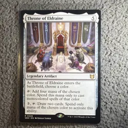 [1x] Throne of Eldraine Near Mint, English Wilds of Eldraine Commander MTG Magic - Image 1
