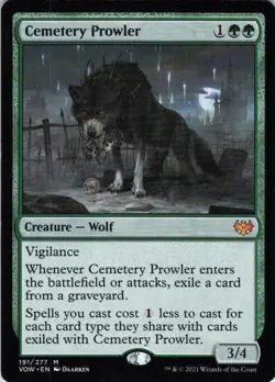 MTG Cemetery Prowler (191) | NM | Innistrad: Crimson Vow {VOW} - Image 1