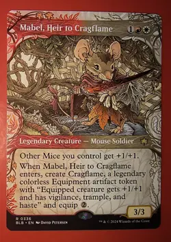 MTG, MAGIC: MABEL, HEIR TO CRAGFLAME, RARE, 0336, NM, REGULAR FINISH - Image 1