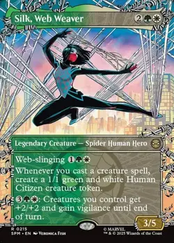 Silk, Web Weaver - Extended Art SPM NM MTG - Image 1