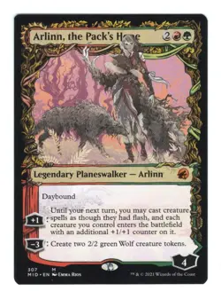 Arlinn the Pack's Hope (Showcase Art) Magic: Innistrad: Midnight Hunt MID #307 - Image 1