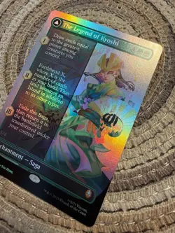 THE LEGEND OF KYOSHI FOIL [Borderless] - Mythic - TLA Avatar Last Airbender MTG - Image 1