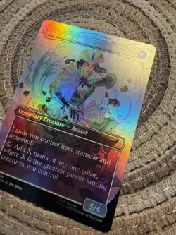 THE LEGEND OF KYOSHI FOIL [Borderless] - Mythic - TLA Avatar Last Airbender MTG - Image 3