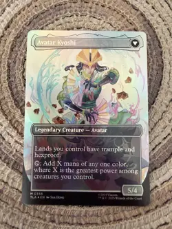 THE LEGEND OF KYOSHI FOIL [Borderless] - Mythic - TLA Avatar Last Airbender MTG - Image 4