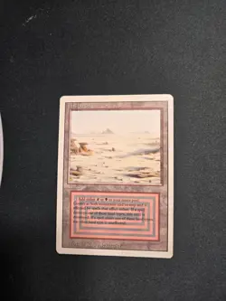 1x Badlands MTG **MP (Revised, English) Dual Land - Image 1