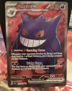 2024 Pokemon SV Temporal Forces Gengar ex #193/162 - Image 1
