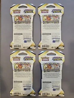 Pokemon Brilliant Stars Sleeved Booster Packs X4 - Image 2