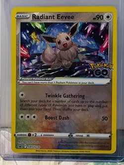 Radiant Eevee ⭐ SWSH230 Holo Promo SWSH Black Star 2019 Pokemon NM - Image 1