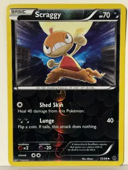 Scraggy Reverse Holo 73/99 Next Destinies NM Pokemon Fast Ship - Image 1
