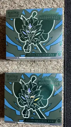 Pokemon TCG Twilight Masquerade Elite Trainer Box ETB New/Sealed- Lot of 2 - Image 1