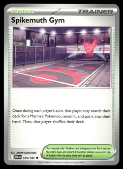 Spikemuth Gym 169/182 Pokemon Sv10: Destined Rivals Non Holo - Image 1