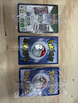 Pokemon TCG 151 UPC Promo Set Sealed Mew 053, Sealed Mewtwo 052, Metal Mew 205 - Image 3