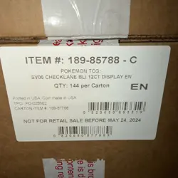 Pokemon SV06 Twilight Masquerade Factory Sealed CHECKLANE BLISTER 144 Pack Case - Image 1
