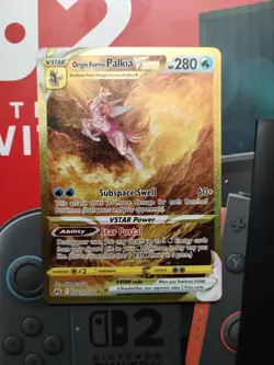 Pokemon TCG Crown Zenith Palkia VSTAR Origin Forme. Great Condition. - Image 1