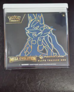 Pokemon TCG:Pokemon Center Mega Evolution Lucario Elite Trainer Box ETB - SEALED - Image 1