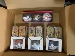 Pokemon TCG Sam’s Club Tin Bundle Lot - Image 1