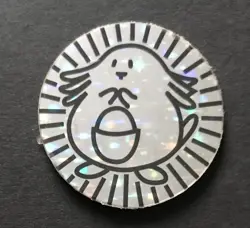 Chansey Pokemon Coin Wizards 1999 Silver Original WOTC Of The Coast DAMAGED - Image 1
