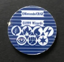 Chansey Pokemon Coin Wizards 1999 Silver Original WOTC Of The Coast DAMAGED - Image 2