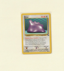 1999 Pokemon Fossil Ditto 18/62 - Vintage WOTC Holo Rare - Original Print - NM/L - Image 1
