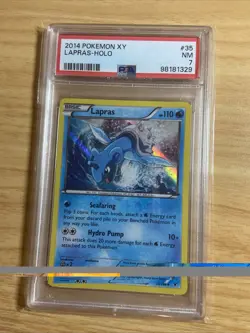 PSA 7 Lapras XY 35/146 Pokemon Tcg english graded not ace bgs tag - Image 1