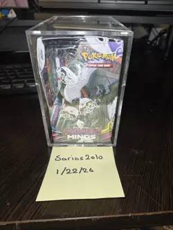 POKEMON UNIFIED MINDS SUN AND MOON BOOSTER BOX SEALED W/ACRYLIC CASE - Image 2